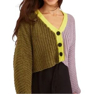 UO Ashlyn Batwing Cropped Cardigan xs